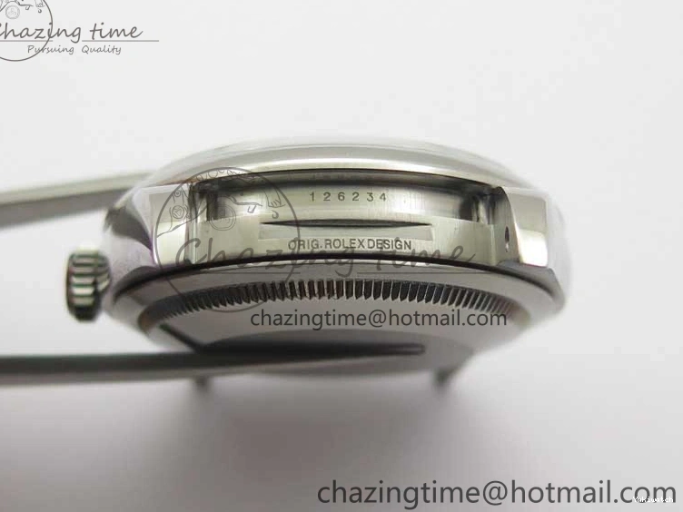 Dial SS Best Roman Jubilee DateJust Edition 126200 1:1 Gray BP Maker 36 Bracelet on 0201